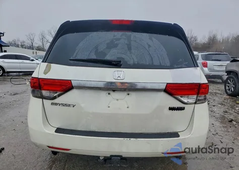 2014 Honda Odyssey Exl z USA, uszkodzony, nr VIN 5FNRL5H66EB037633